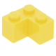 LEGO kocka 2x2 sarok, sárga (2357)